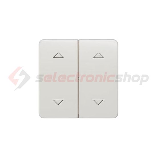 Delta Profil billentyű titánfehér kettős kapcs/nyg.-hoz fehér nyíl-jel IP20 műanyag 5TE SIEMENS - 5TG7961