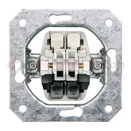 Delta redőnymozgató mech+elektr.zárral 2P betét 102 2P kapcsoló billentyűs 5TA SIEMENS - 5TA2154