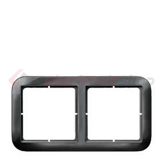 Delta Vita 5TG keret 2-es fém színű vízszintes és függőleges műanyag SIEMENS - 5TG1152