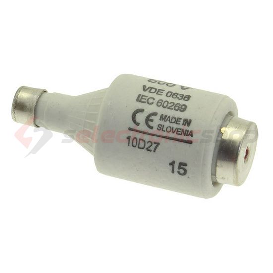 DOLII biztosítóbetét Bussmann DII 10A lomha (T)-jelleggörbe 500V piros-színkód EATON - 10D27