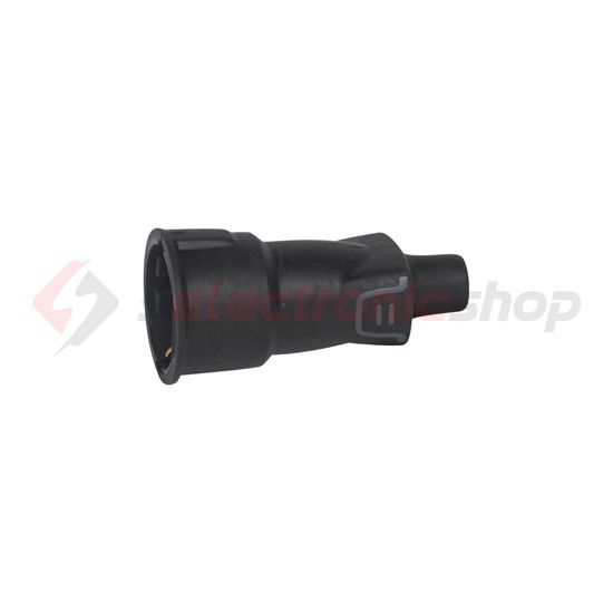 Dugalj lengő 2P+F 16A 230V egyenes fekete gumi csavaros IP44 LEGRAND - 050343