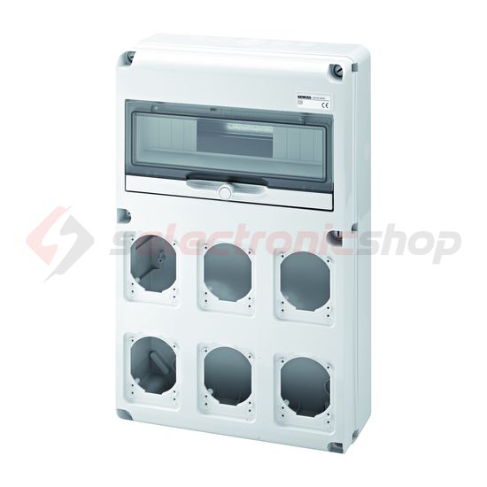 Dugaszoló kiselosztó 6-dugaljhellyel  68Q-DIN GEWISS - GW68008N