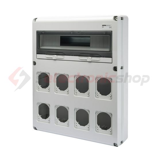 Dugaszoló kiselosztó 8-dugaljhellyel  68Q-DIN GEWISS - GW68013N