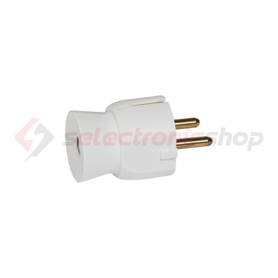 Dugvilla 2P+F 16A Hátsó bekötés 230V fehér műanyag csavaros IP20 LEGRAND - 050315