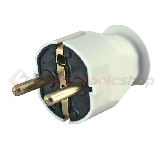 Dugvilla egyenes 250V fehér műanyag csavaros IP20 Kopp - 175702000