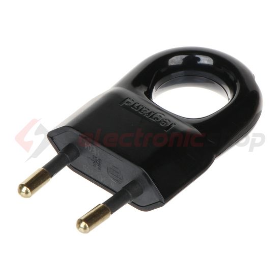 Dugvilla EURO 2P 2.5A egyenes 230V fekete műanyag csavaros IP20 LEGRAND - 050309