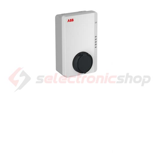 E-autó töltő WiFi Bluetooth 3-fázis 1x 22kW fali 1xT2aljzat IP54 műanyag Terra AC-W22-T-0 ABB - 6AGC081279