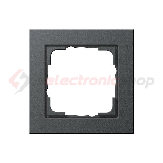 E2 keret 1-es vízszintes és függőleges műanyag antracit GIRA - 021123