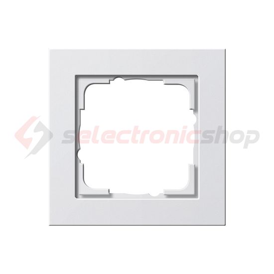 E2 keret 1-es vízszintes és függőleges műanyag fehér matt GIRA - 021122