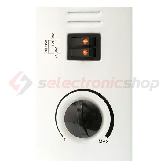 Elektromos konvektor hordozható termolsztáttal 3fokozatú torony/fali IP20 Home Somogyi Elektronic - FK330