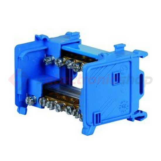 Elosztóblokk 100A 5x10+1x25+1x35mm2 2P csavaros kalapsínre BD10072 Pollmann - 2021204