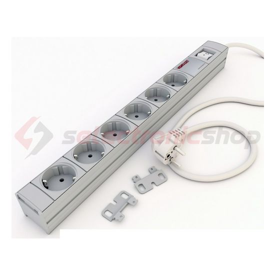 Energiaelosztó egység (PDU) 16A lengő dugós-csatlakozás 2.5m-kábel 230V Di-Strip KONTASET - 03.302.006.1