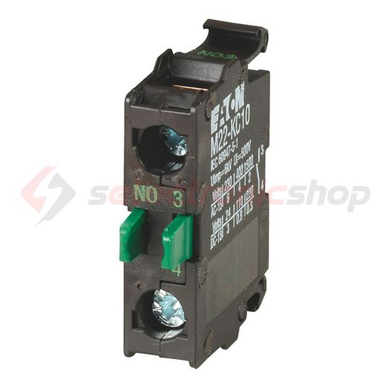 Érintkezőblokk vezérlőkészülékhez alaplapra rádugható 1-z 6A/AC15/230V csavaros M22-KC10 EATON - 216380