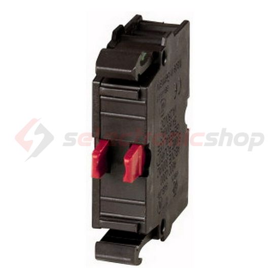 Érintkezőblokk vezérlőkészülékhez előlapra rádugható/beépíthető 1-ny 6A/AC15/230V M22-CK01 EATON - 216385