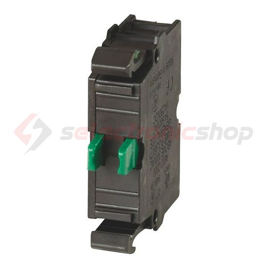 Érintkezőblokk vezérlőkészülékhez előlapra rádugható/beépíthető 1-z 6A/AC15/230V M22-CK10 EATON - 216384