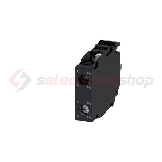 Érintkezőelem vezérlőkészülékhez 2z 6A/AC15/230V előlapra csavaros SIRIUS ACT SIEMENS - 3SU1400-1AA10-1DA0