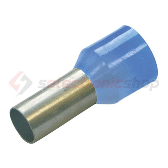 Érvéghüvely szigetelt normál 0.25mm2 6mm világoskék Haupa - 270714