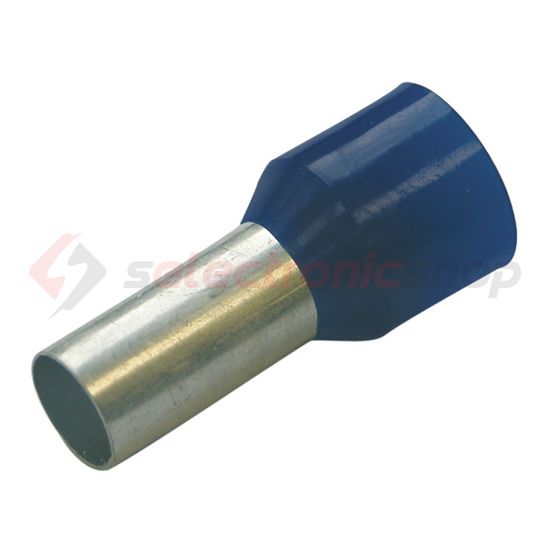 Érvéghüvely szigetelt normál 2.5mm2 8mm kék Haupa - 270810
