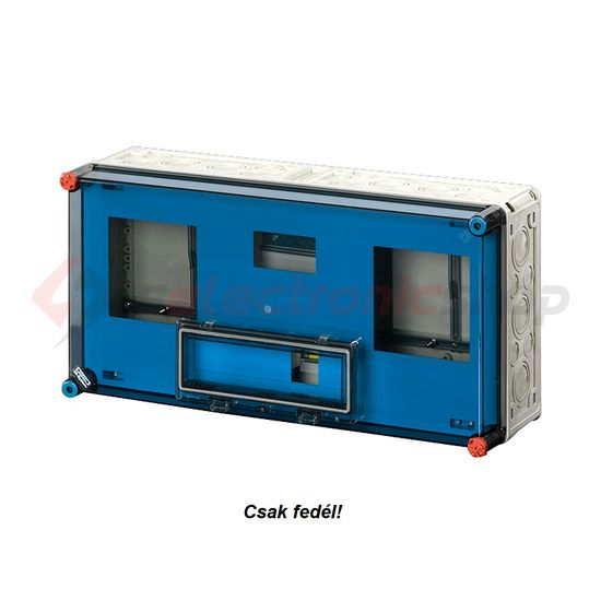 Fedél csapófedeles átlátszó 300mmx 600mmx műanyag MI 72460 FED Hensel - 1093308