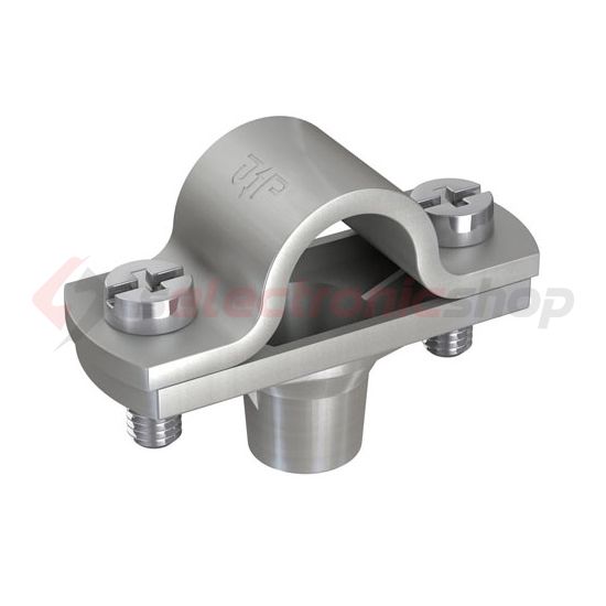 Felfogórúd-tartó csavarbilincs 16mm tűzihorganyzott acél furat M-menet-szerelés J.PRÖPSTER - 110075