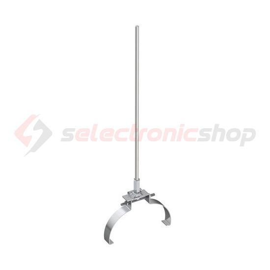 Felfogórúd-tartó kúpcserépre 190-230mm 1050mm alu felfogórúddal csavarbilincs 10mm J.PRÖPSTER - 1255