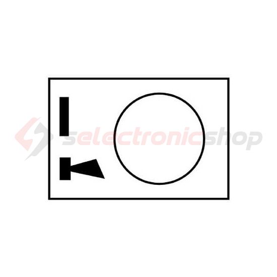 Felirati tábla darukapcsolóhoz