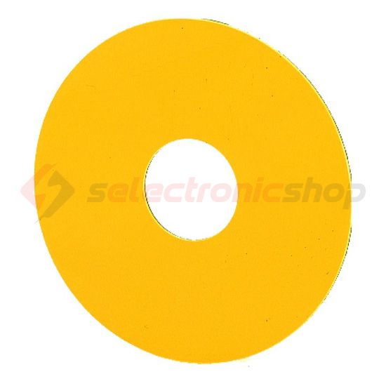 Felirati tábla vészgombhoz üres üres-szimbólummal sárga kerek-forma 90mm-sz 90mm-ma M22-XAK EATON - 216464