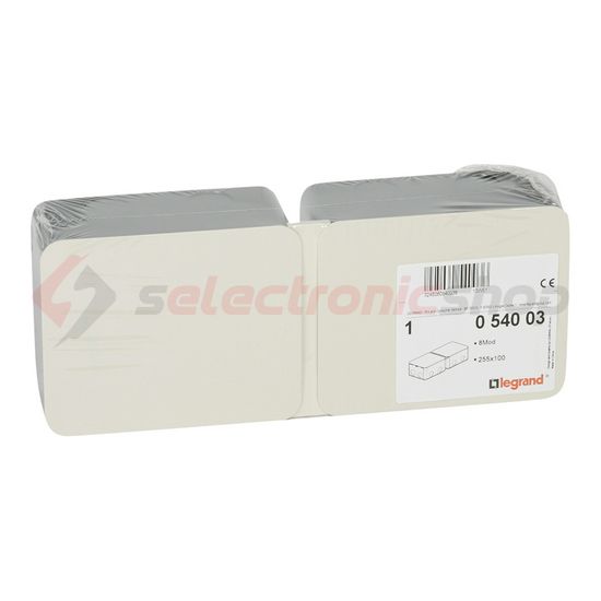 Felnyíló doboz betonpadlóba fém 2x4M beépíthető téglalap fekete Pop-up LEGRAND - 054003