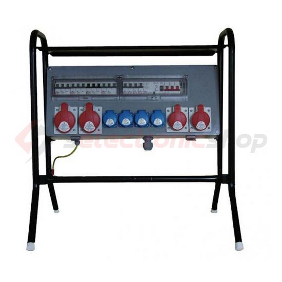 Felvonulási szekrény állványon 4x3P16A/230V 2x5P16A/400V 2x5P32A/400V 80A CSEF 01 Csatári Plast - CSP51021001