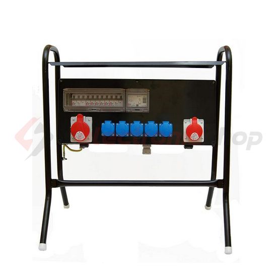 Felvonulási szekrény állványon 5x3P16A/230V 1x5P16A/400V 1x5P32A/400V 63A CSE 200 Csatári Plast - CSP51021020