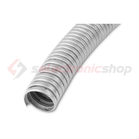 Fém gégecső 25m 21mm/ 18mm-átmérő acél burkolat nélkül-köpennyel metál MV DE330S 18 Dietzel - 005906