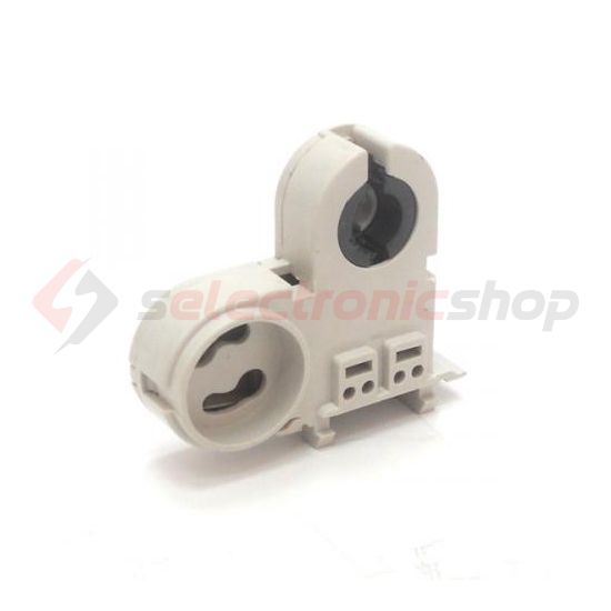 Fénycsőfoglalat gyújtófoglalattal T8 G13 falonkívüli műanyag fehér csavaros FC7-21 GE Lighting