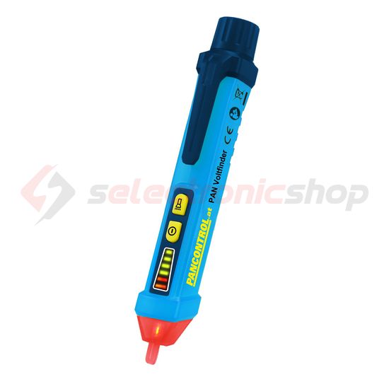 Feszültség teszter érintésmentes 12-1000VAC elemes fény+hangjelzés Pancontrol - VOLTFINDER