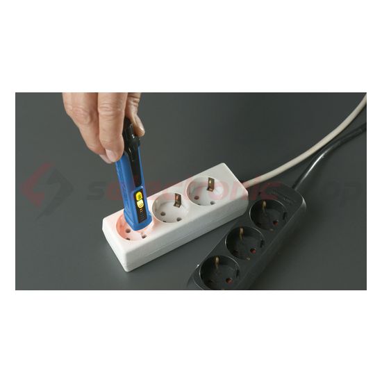 Feszültség teszter érintésmentes 12-1000VAC elemes fény+hangjelzés Pancontrol - VOLTFINDER