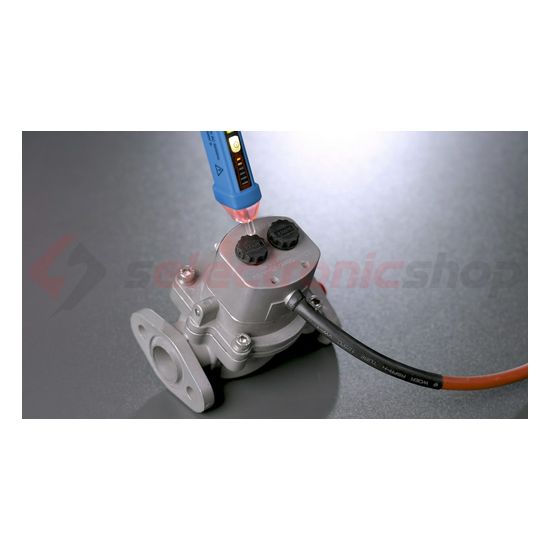 Feszültség teszter érintésmentes 12-1000VAC elemes fény+hangjelzés Pancontrol - VOLTFINDER