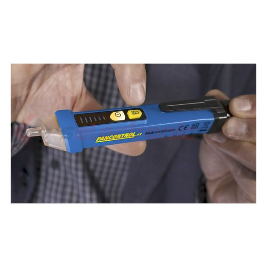 Feszültség teszter érintésmentes 12-1000VAC elemes fény+hangjelzés Pancontrol - VOLTFINDER