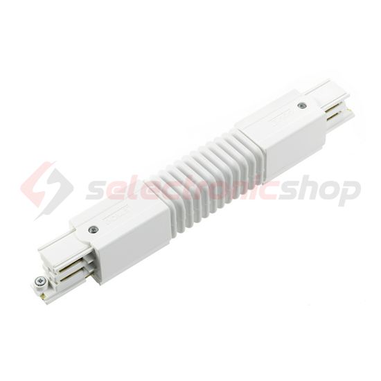 Flexibilis sarokelem 3F világítási sínhez 16A 230-400V 3F falonkívüli fehér XTS 23-3 LIVAL - 19170233