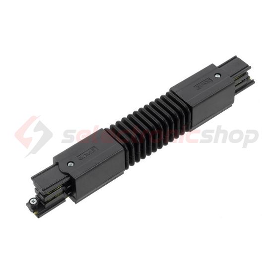 Flexibilis sarokelem 3F világítási sínhez 16A 230-400V 3F falonkívüli fekete XTS 23-2 LIVAL - 19170232