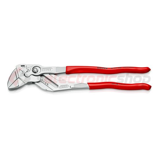 Fogó/csavarkulcs 300mm 9.5mm-pofaszél 68mm-max. laptáv 24-pozíciós KNIPEX - 8603300