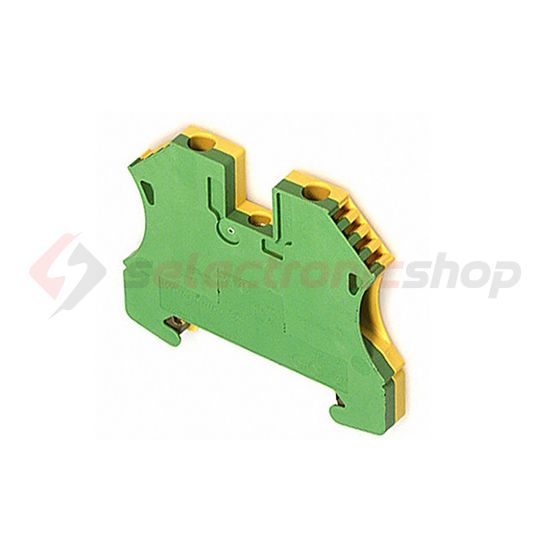 Földelő sorkapocs 1-szintes 0,5-4mm2 zöld/sárga TS35 csavaros WPE 4 Weidmüller - 1010100000