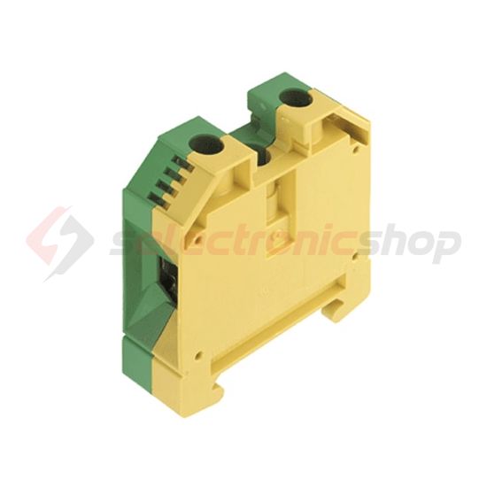 Földelő sorkapocs 1-szintes 2,5-35mm2 zöld/sárga TS35 csavaros robbanásbiztos WPE 35 Weidmüller - 1010500000
