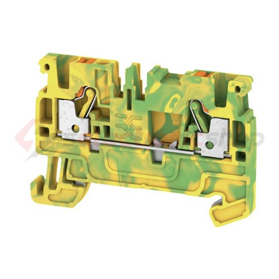 Földelő sorkapocs TS35 1-szintes 0.5-2.5mm2 zöld-sárga dugaszolós A2C 2.5 PE Weidmüller - 1521680000