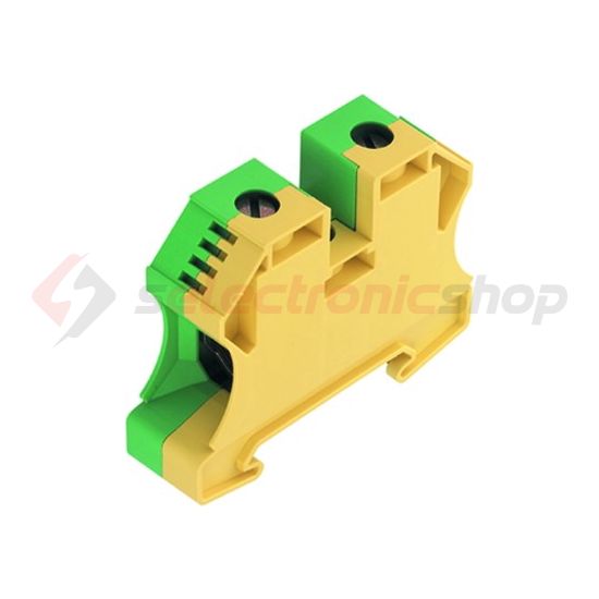 Földelő sorkapocs TS35 zöld/sárga csavaros DIN (kalap)sín 35mm WPE 35N Weidmüller - 1717740000