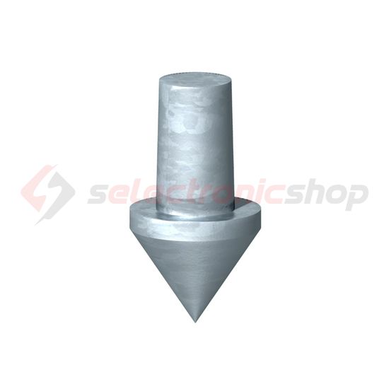 Földelőcsúcs földelőrúdhoz ütőhegy merítetten horganyzott temperöntvény 1819 25BP OBO-BETTERMANN - 3041956