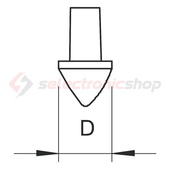 Földelőcsúcs földelőrúdhoz ütőhegy merítetten horganyzott temperöntvény 1819 25BP OBO-BETTERMANN - 3041956
