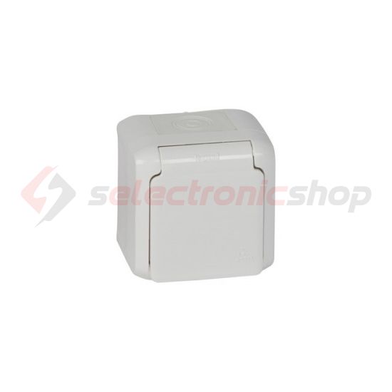 Forix 162 dugalj földelt komplett házban gyerekzárral fehér IP44 falonkívüli csavaros LEGRAND - 782373