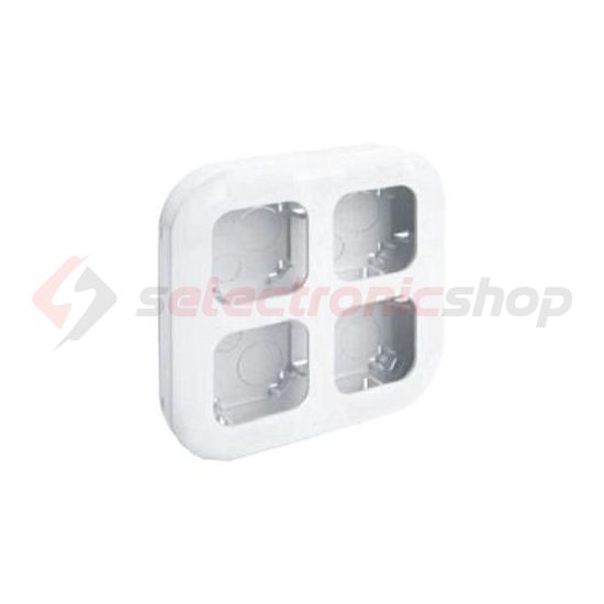 Forix kiemelődoboz sorolható 4-es vízszintes és függőleges fehér műanyag IP2X LEGRAND - 782494