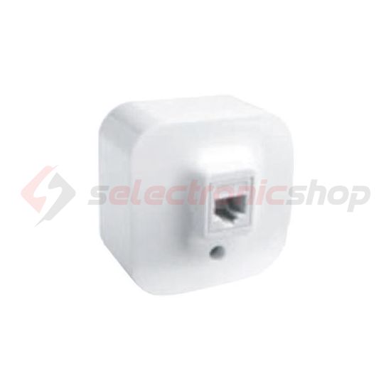 Forix telefon csatlakozó betét teljes fedéllel RJ11 műanyag fehér LEGRAND - 782414