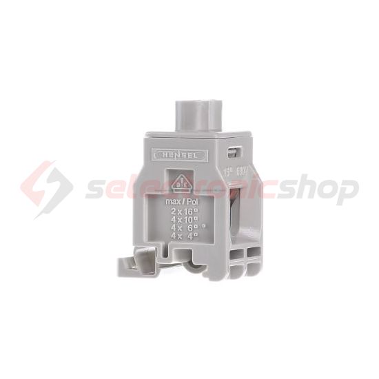 Fővezetéki leágazókapocs 1-pólus 10mm2-vezetőér Hensel - KKL10