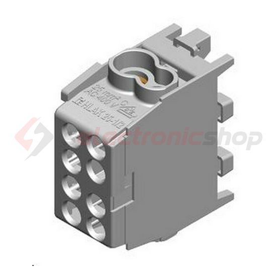 Fővezetéki leágazókapocs 130/100A Cu/Al csavaros szürke 2x25+2x16mm2  HLAK 25 1/2 M2 Pollmann - 2080136